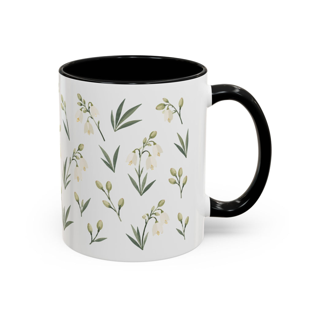 New Mexico Yucca Flower Mug, State Flower Floral Coffee Cup, 11oz Botanical Gift