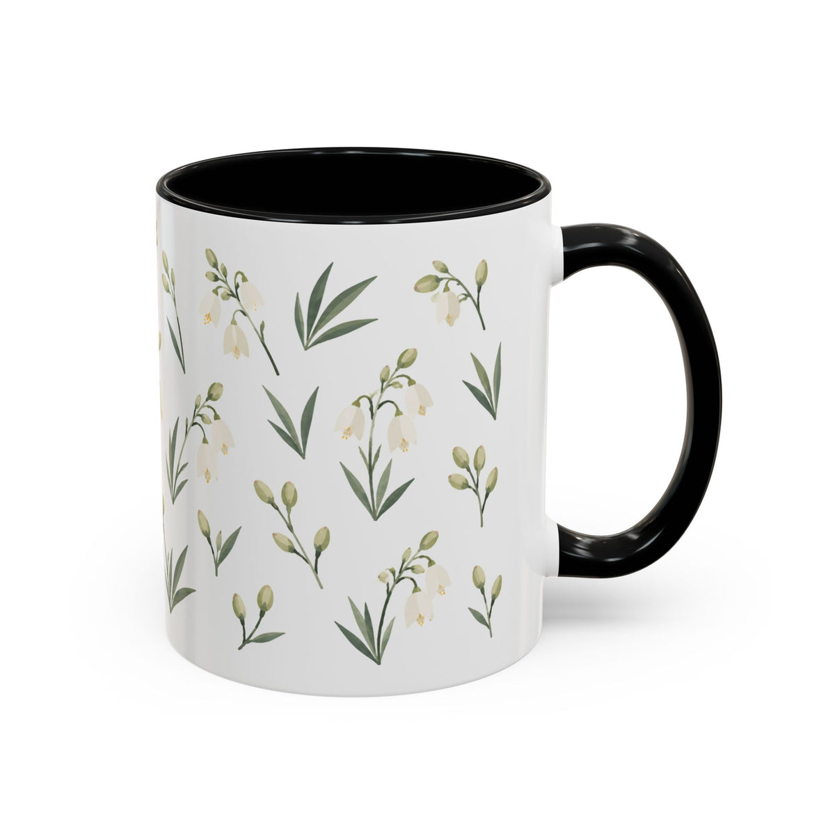 New Mexico Yucca Flower Mug, State Flower Floral Coffee Cup, 11oz Botanical Gift