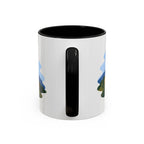 Pinnacles National Park Coffee Mug | Solid Color Block Park Souvenir | 11oz 15oz Accent Mug