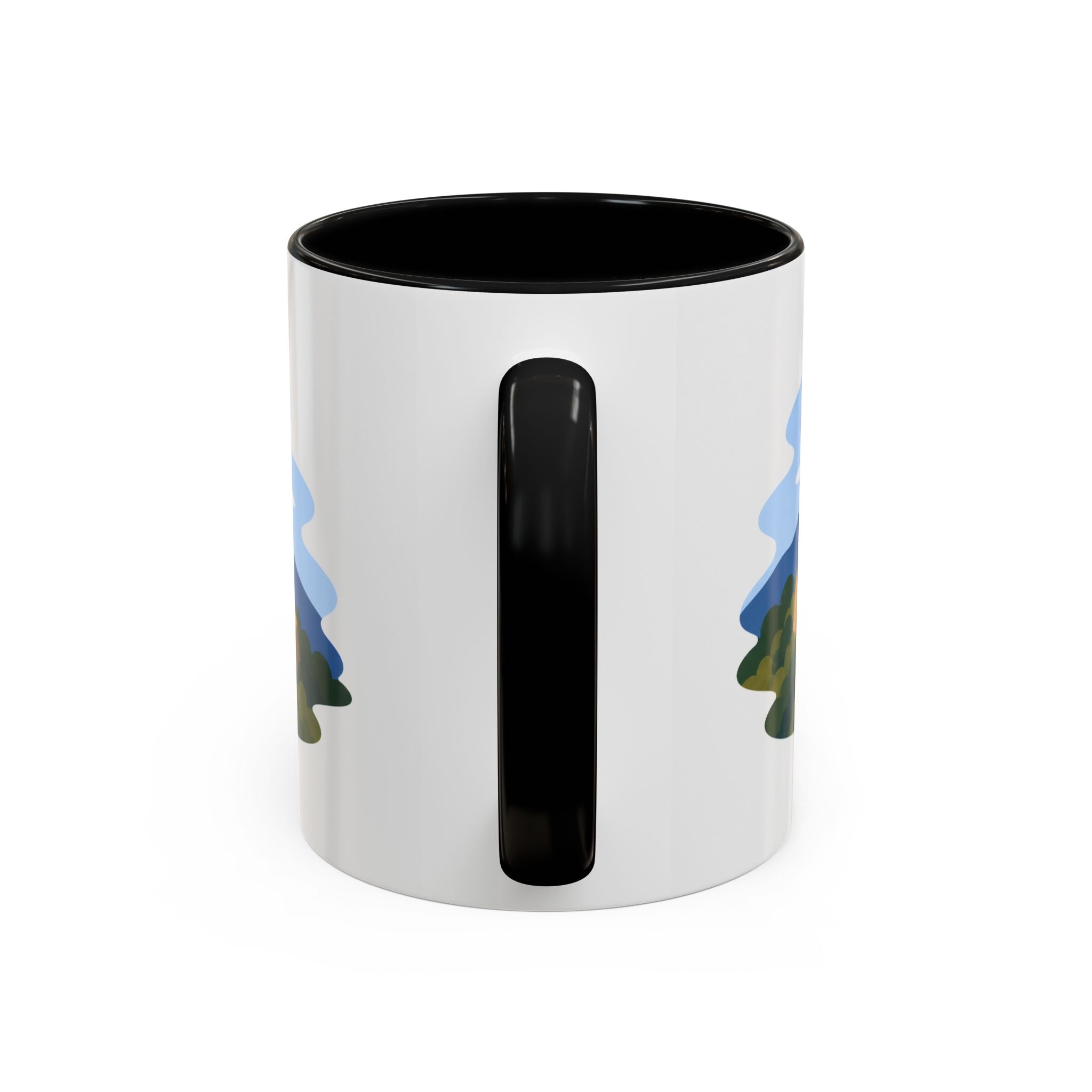 Pinnacles National Park Coffee Mug | Solid Color Block Park Souvenir | 11oz 15oz Accent Mug