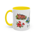 St. Louis Illustrated Travel Mug | City Souvenir Accent Coffee Mug | 11oz 15oz Ceramic Cup