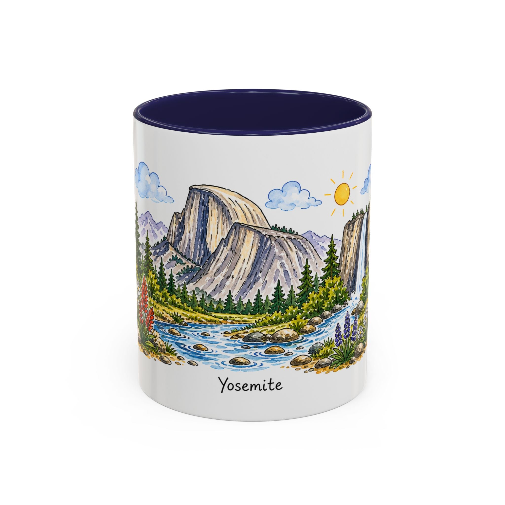 Yosemite National Park Mug | US Travel Souvenir Accent Coffee Mug | 11oz 15oz Ceramic Cup