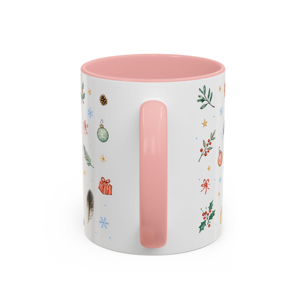 Galapagos Islands Christmas Mug | Watercolor Travel Souvenir | Holiday Gift | Accent Ceramic Coffee Cup 11oz 15oz