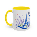 France Coffee Mug | Travel Souvenir Accent Mug | Country Gift Ceramic Cup 11oz 15oz