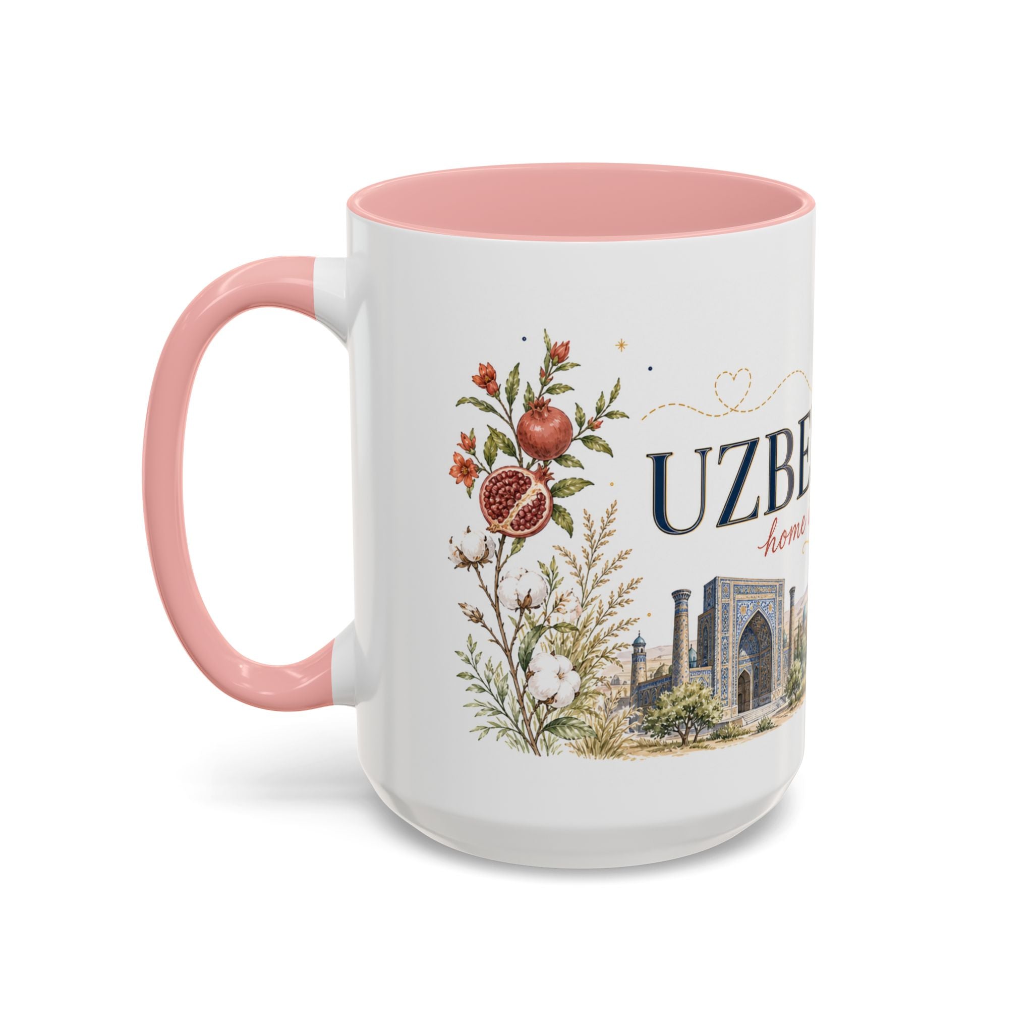 Uzbekistan Home Country Mug | Moving Away Gift | Long Distance Friendship | 11 oz 15 oz Accent Mug