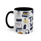 The Tassel Was Worth the Hassle Coffee Mug | Funny Graduation Gift 2026 | Accent Color Ceramic 11oz 15oz