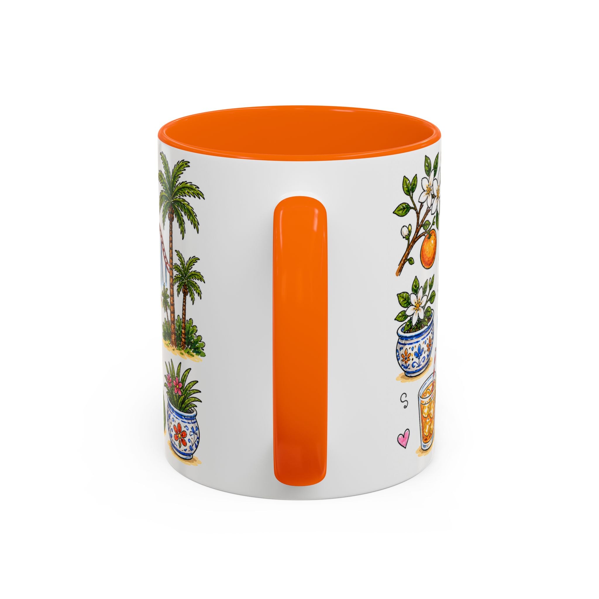 Orlando Illustrated Travel Mug | City Souvenir Accent Coffee Mug | 11oz 15oz Ceramic Cup
