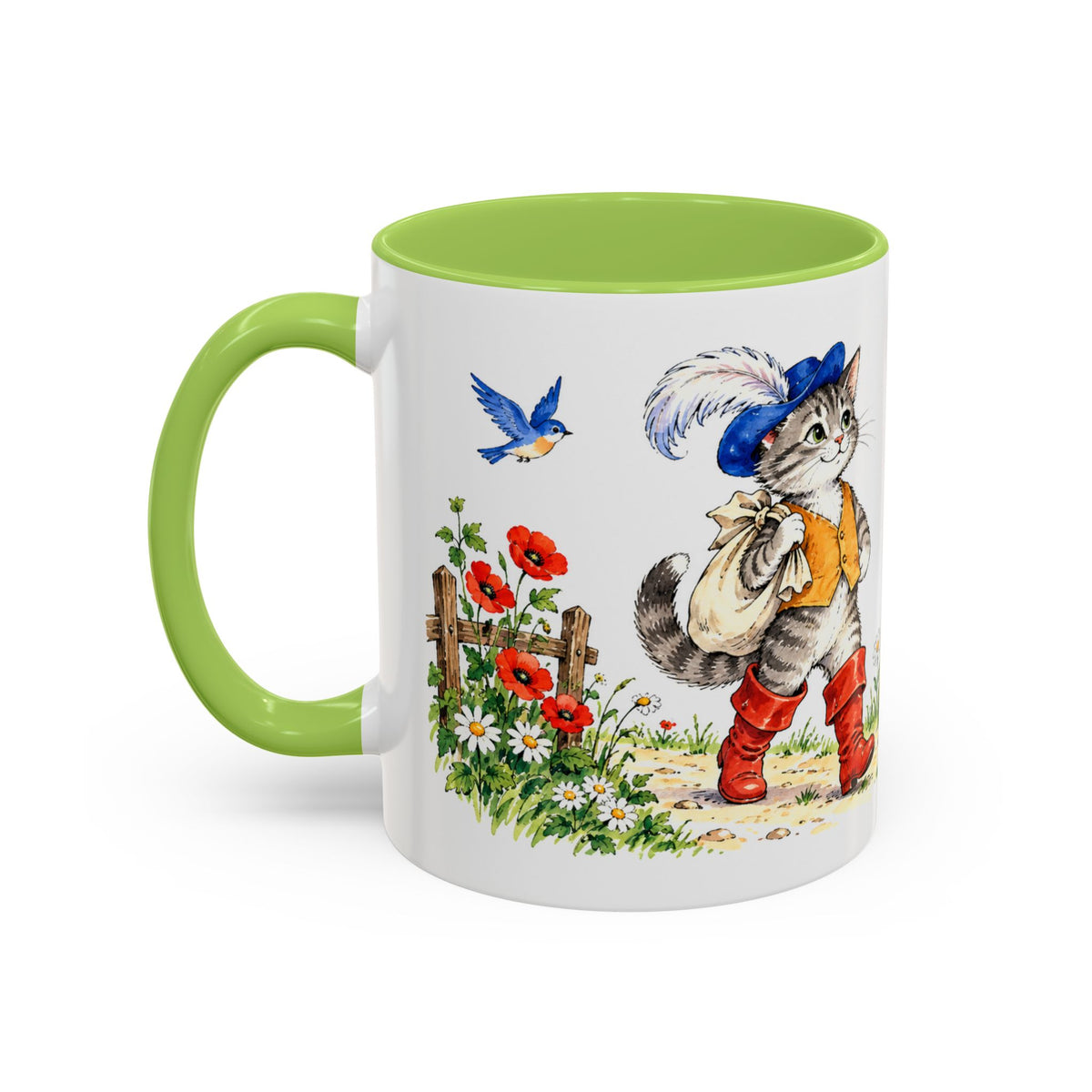 Puss in Boots Mug | Storybook Fairy Tale Accent Coffee Mug | EveryLegend