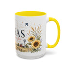 Kansas Home State Mug | Sunflower Prairie Landscape Coffee Cup