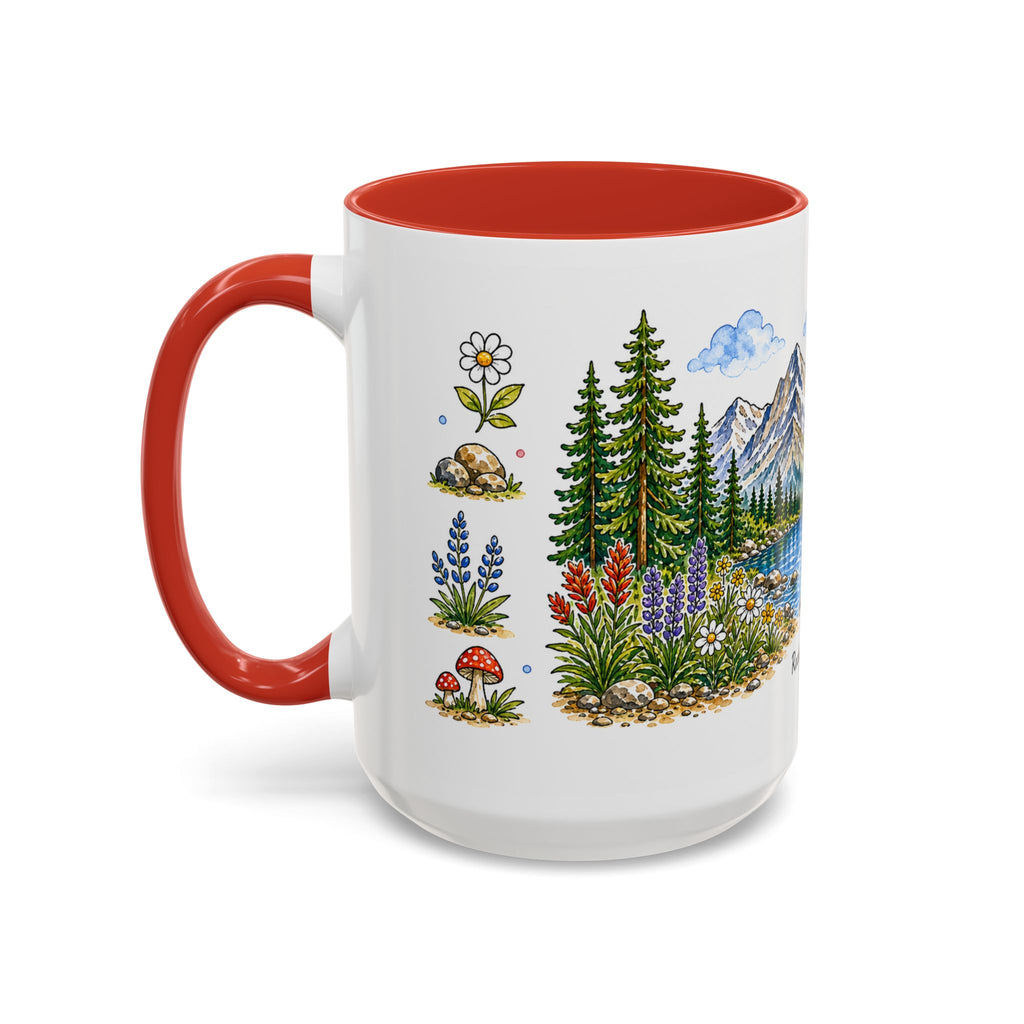 Rocky Mountain National Park Mug | US Travel Souvenir Accent Coffee Mug | 11oz 15oz Ceramic Cup
