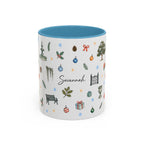Savannah Christmas Mug | Watercolor City Souvenir, Travel Memories Cup
