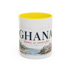 Ghana Home Country Mug | Moving Away Gift | Long Distance Friendship | 11 oz 15 oz Accent Mug
