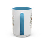 Badlands National Park Coffee Mug | South Dakota Prairie Fossil Hiking Gift | Accent Color Ceramic 11oz 15oz