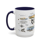 Kobuk Valley National Park Coffee Mug | Alaska Arctic Sand Dunes Gift | Accent Color Ceramic 11oz 15oz