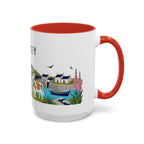 Guernsey Coffee Mug | Travel Souvenir Accent Mug | Country Gift Ceramic Cup 11oz 15oz