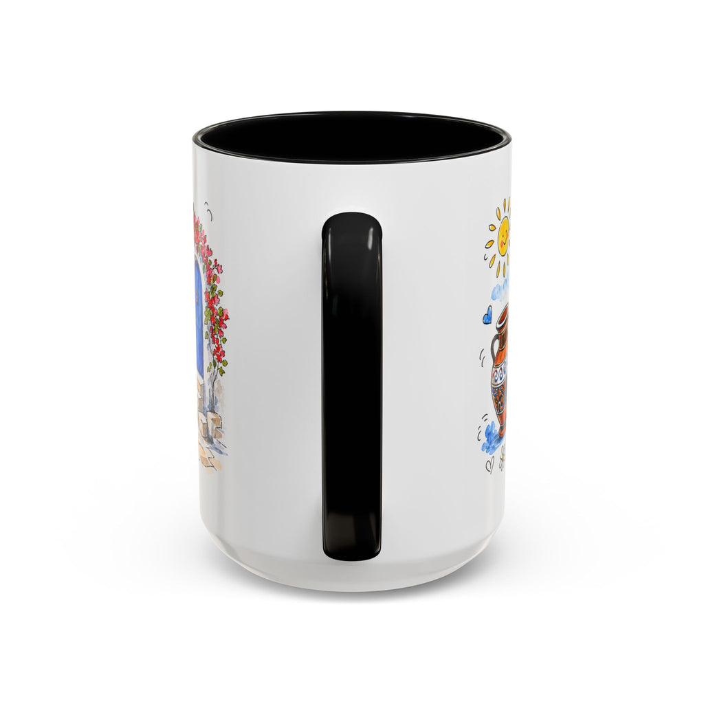 Athens Travel Mug | European City Souvenir Accent Coffee Mug | 11oz 15oz Ceramic Cup