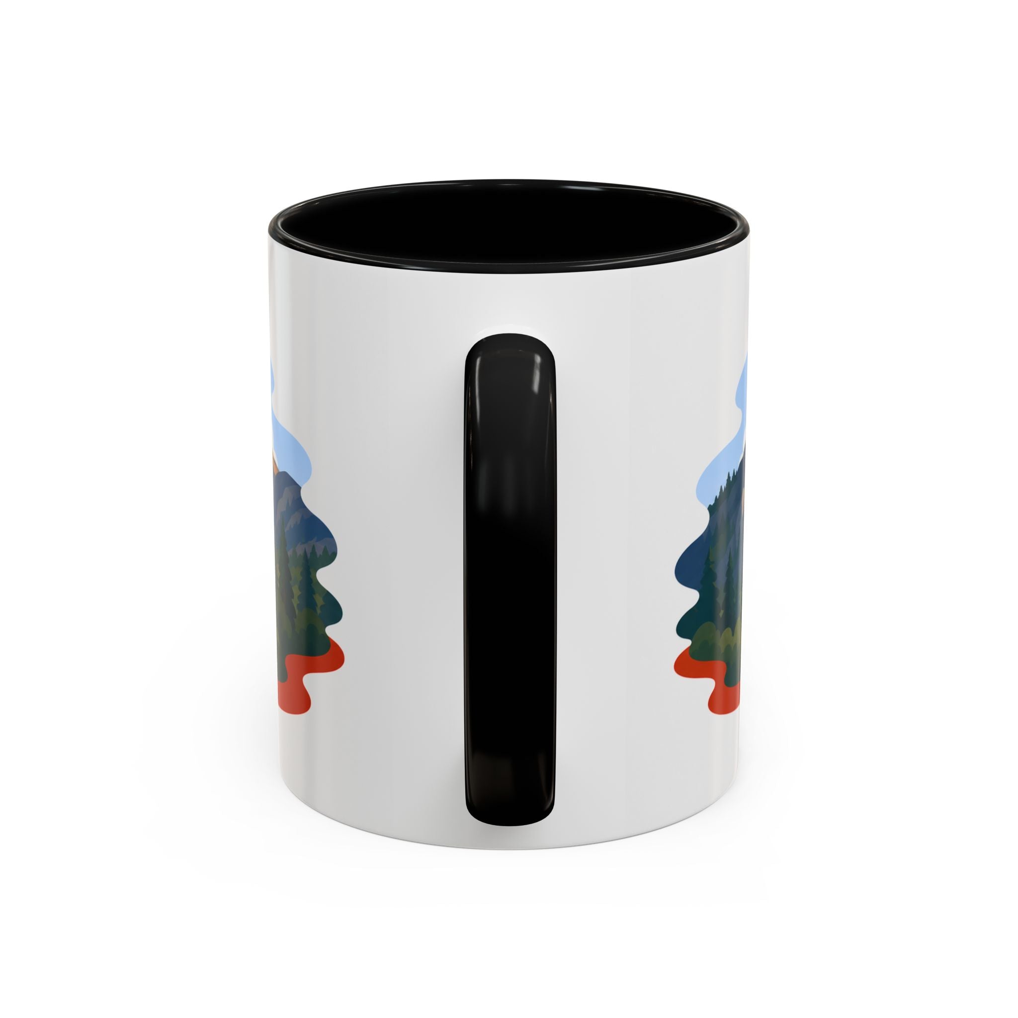 Kings Canyon National Park Coffee Mug | Solid Color Block Park Souvenir | 11oz 15oz Accent Mug