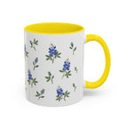 Texas Bluebonnet Mug, State Flower Floral Coffee Cup, 11oz Botanical Gift