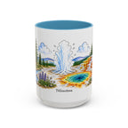 Yellowstone National Park Mug | US Travel Souvenir Accent Coffee Mug | 11oz 15oz Ceramic Cup