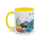 Ecuador Coffee Mug | Travel Souvenir Accent Mug | Place Gift Ceramic Cup 11oz 15oz