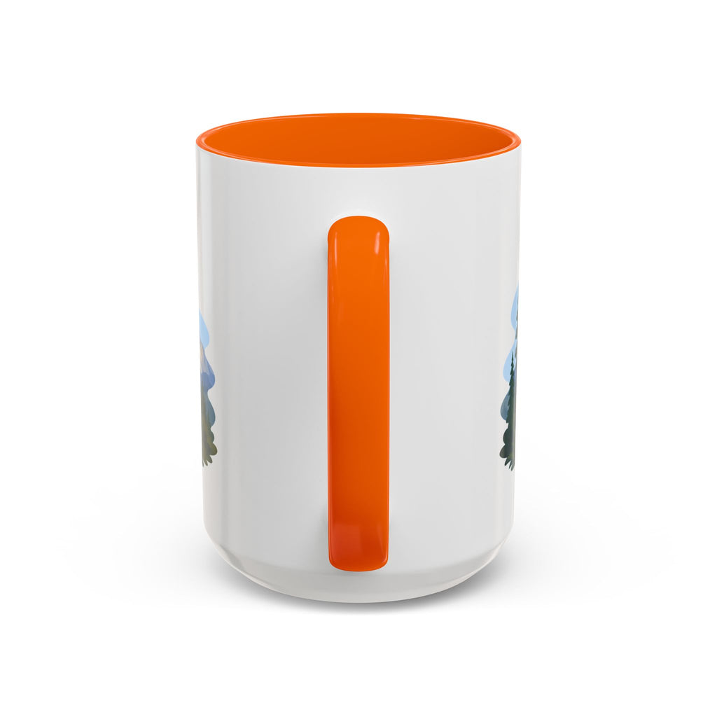 Sequoia National Park Coffee Mug | Solid Color Block Park Souvenir | 11oz 15oz Accent Mug