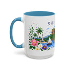 Sri Lanka Coffee Mug | Travel Souvenir Accent Mug | Place Gift Ceramic Cup 11oz 15oz