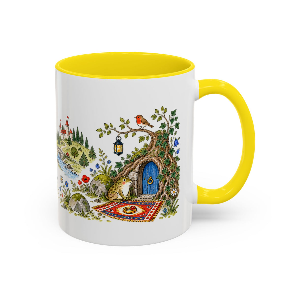 The Three Feathers Mug | Storybook Fairy Tale Accent Coffee Mug | EveryLegend