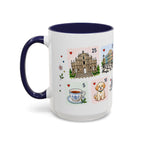 Macau Coffee Mug | Postage Stamp Collage Mug | Travel Souvenir Accent Cup 11oz 15oz