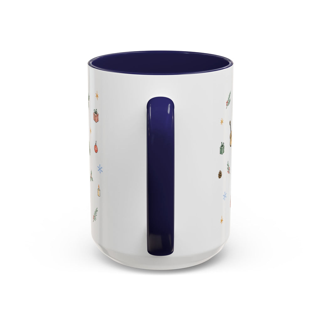 Austin Christmas Mug | Watercolor Travel Souvenir | Holiday Gift | Accent Ceramic Coffee Cup 11oz 15oz
