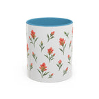 Wyoming Indian Paintbrush Mug, State Flower Floral Coffee Cup, 11oz Botanical Gift