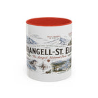 Wrangell-St. Elias National Park Coffee Mug | Alaska Wilderness Climbing Gift | Accent Color Ceramic 11oz 15oz