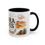 Sahara Dunes Coffee Mug | Travel Destination Souvenir Gift | Accent Color Ceramic 11oz 15oz