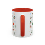 Nashville Christmas Mug | Watercolor City Souvenir, Acoustic Guitar, Harmonica (11oz 15oz)