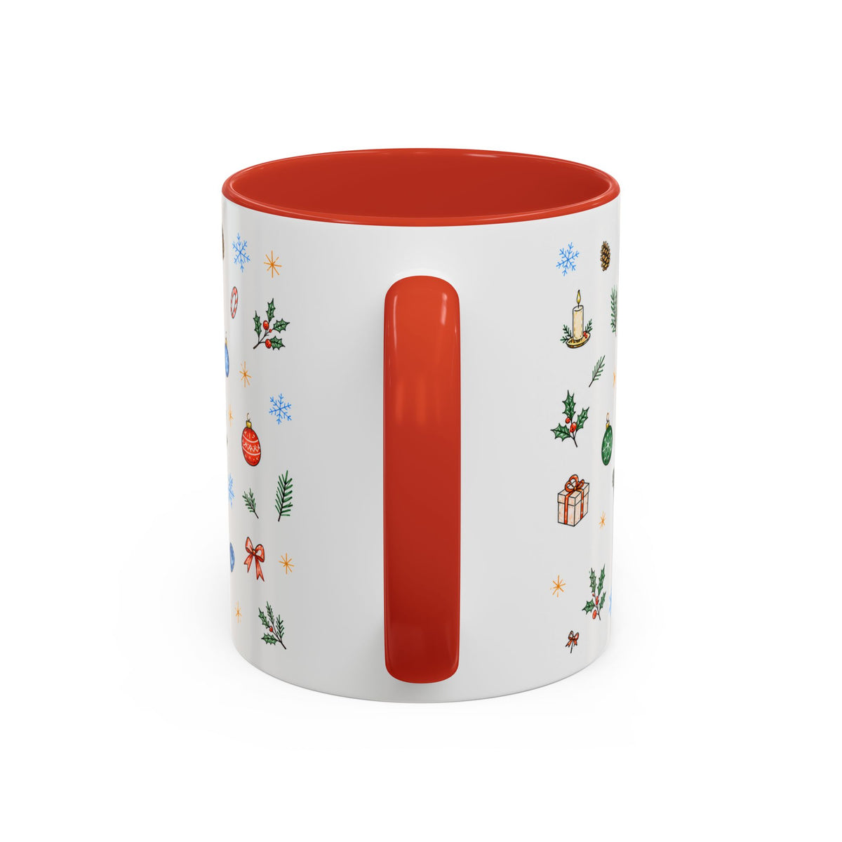 Nashville Christmas Mug | Watercolor City Souvenir, Acoustic Guitar, Harmonica (11oz 15oz)