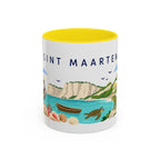 Sint Maarten Coffee Mug | Travel Souvenir Accent Mug | Country Gift Ceramic Cup 11oz 15oz