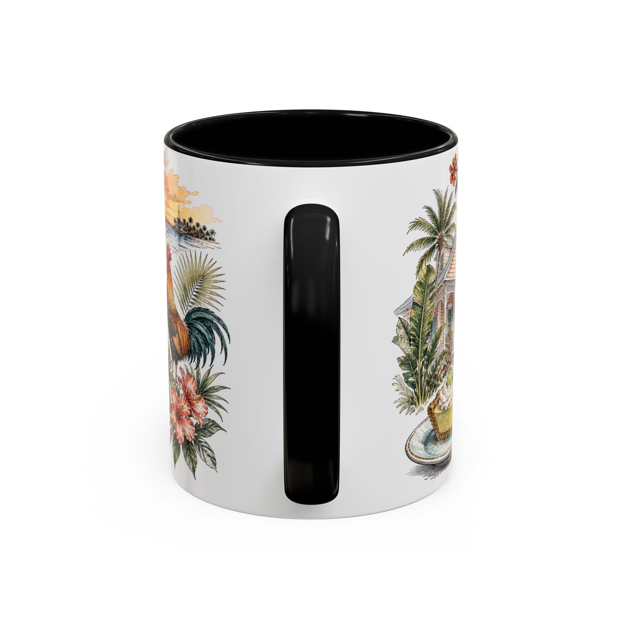 Key West Coffee Mug | United States Travel Souvenir | Vintage Illustrated City Gift | 11 oz 15 oz Accent Mug