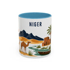 Niger Coffee Mug | Travel Souvenir Accent Mug | Country Gift Ceramic Cup 11oz 15oz