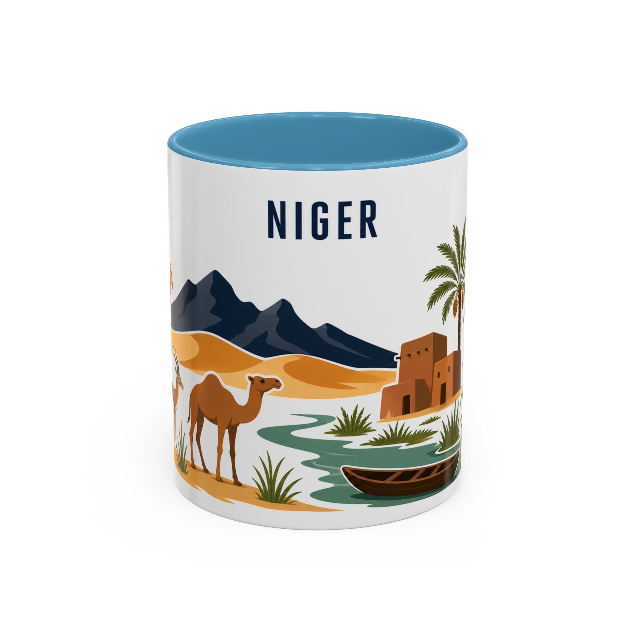 Niger Coffee Mug | Travel Souvenir Accent Mug | Country Gift Ceramic Cup 11oz 15oz