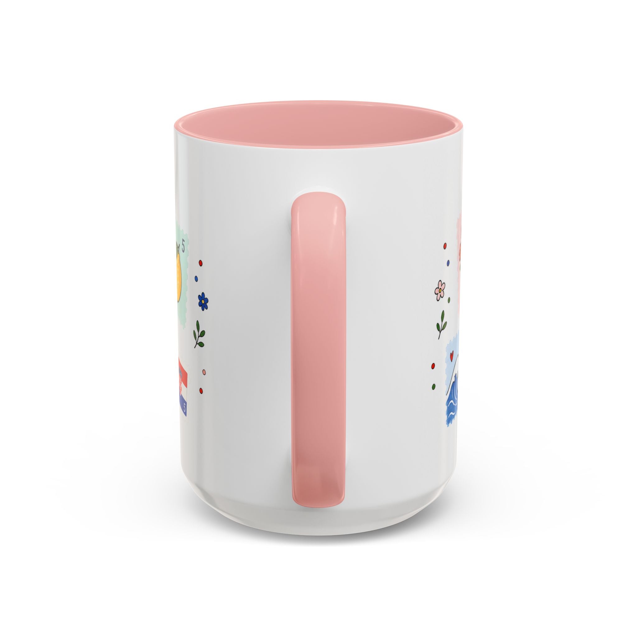 Dubrovnik Coffee Mug | Postage Stamp Collage Mug | Travel Souvenir Accent Cup 11oz 15oz