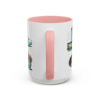 Detroit Illustrated Travel Mug | City Souvenir Accent Coffee Mug | 11oz 15oz Ceramic Cup
