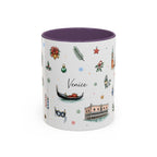 Venice Christmas Mug | Watercolor City Souvenir, Travel Memory Cup