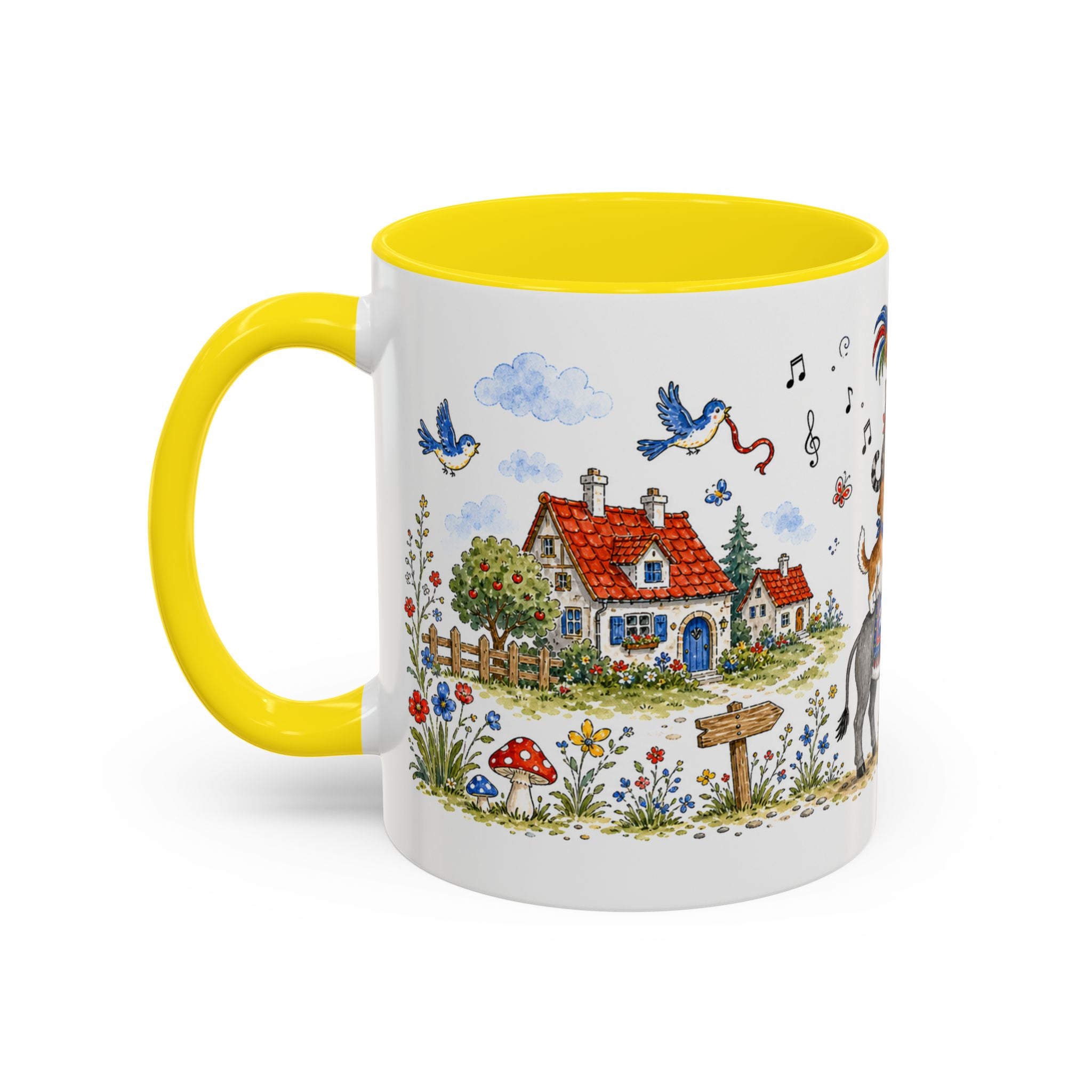Bremen Town Musicians Mug | Storybook Accent Coffee Mug | EveryLegend