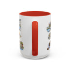 Geneva Illustrated Travel Mug | City Souvenir Accent Coffee Mug | 11oz 15oz Ceramic Cup