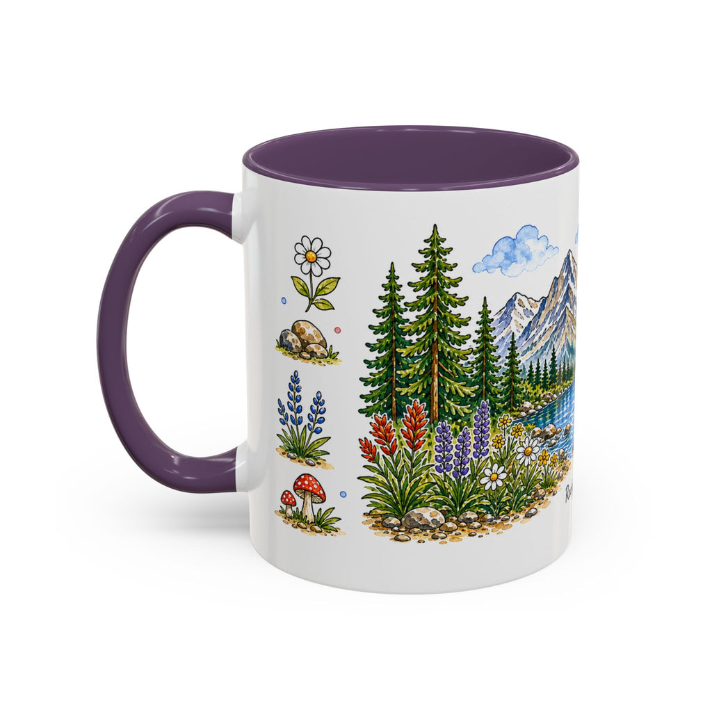 Rocky Mountain National Park Mug | US Travel Souvenir Accent Coffee Mug | 11oz 15oz Ceramic Cup