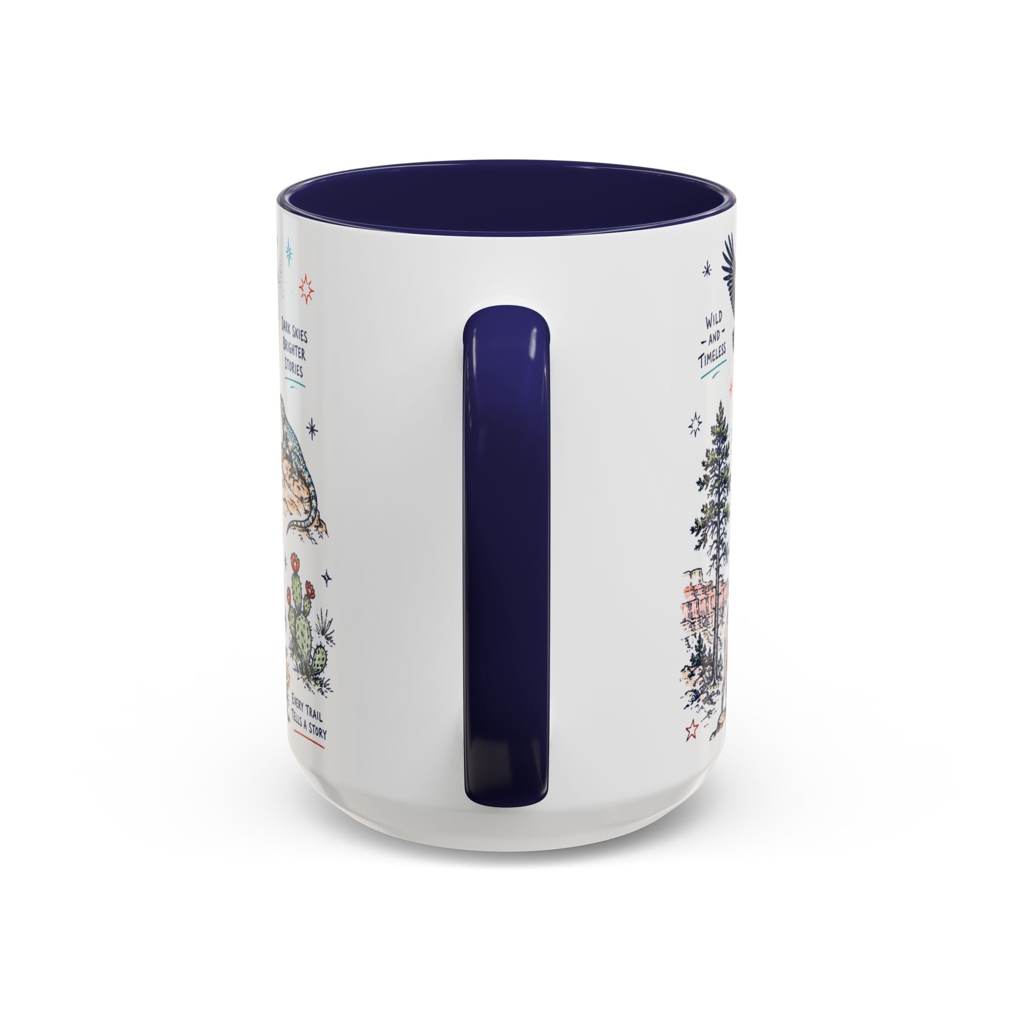 Grand Canyon National Park Coffee Mug | Hiking Camping Nature Gift | Accent Color Ceramic 11oz 15oz