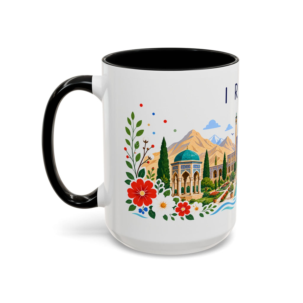 Iran Coffee Mug | Travel Souvenir Accent Mug | Place Gift Ceramic Cup 11oz 15oz
