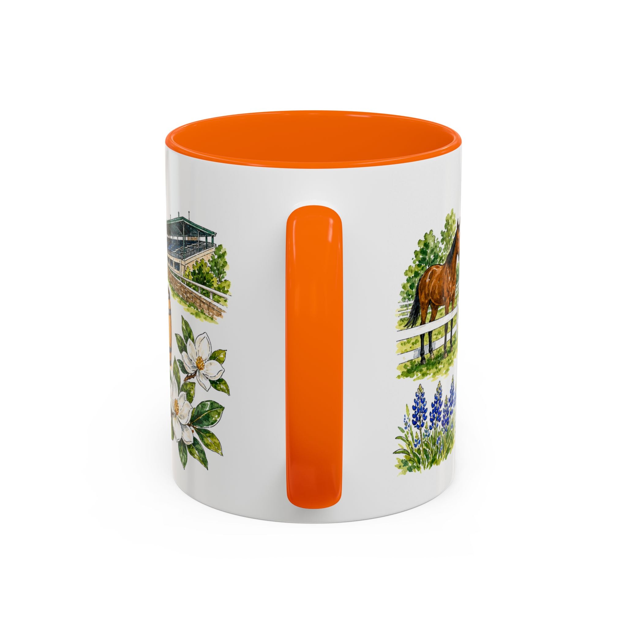 Lexington Illustrated Travel Mug | City Souvenir Accent Coffee Mug | 11oz 15oz Ceramic Cup