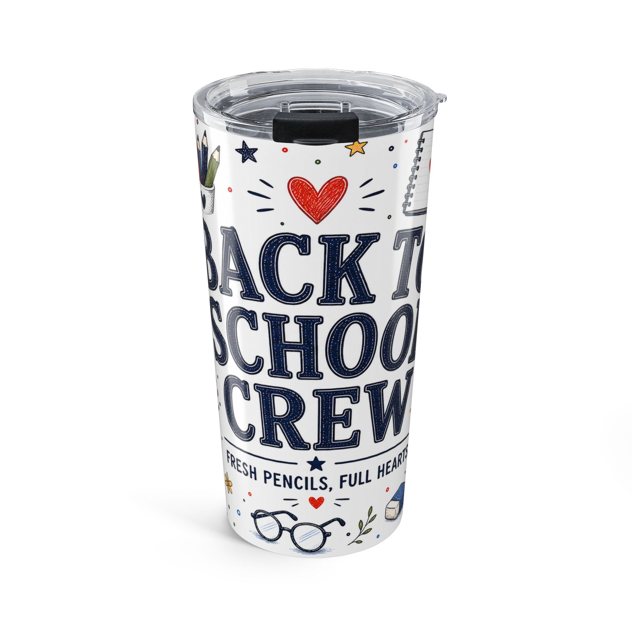 Back to School Crew 20oz Tumbler | Teacher Team Gift | Insulated Stainless Steel Travel Cup
