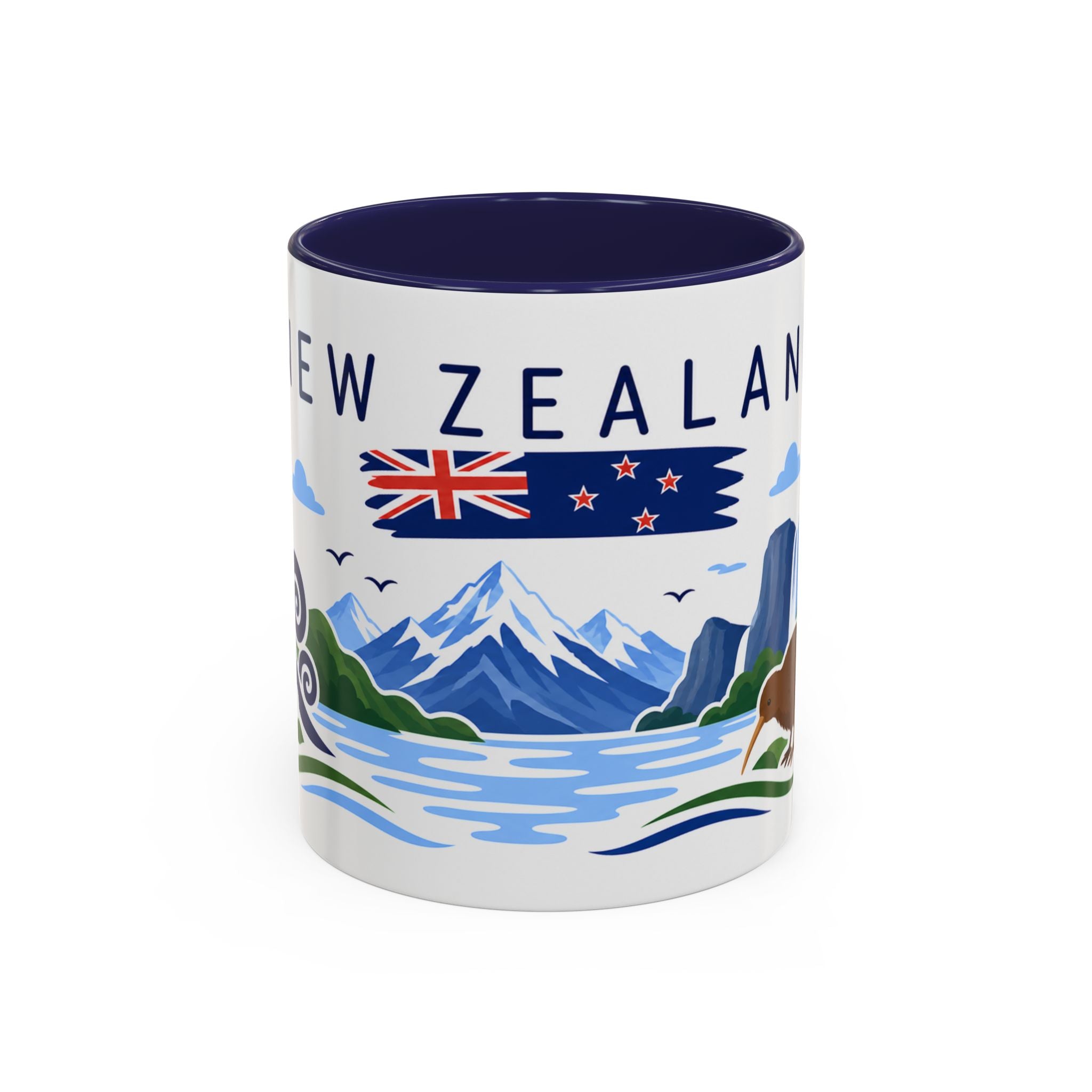 New Zealand Coffee Mug | Travel Souvenir Accent Mug | Country Gift Ceramic Cup 11oz 15oz
