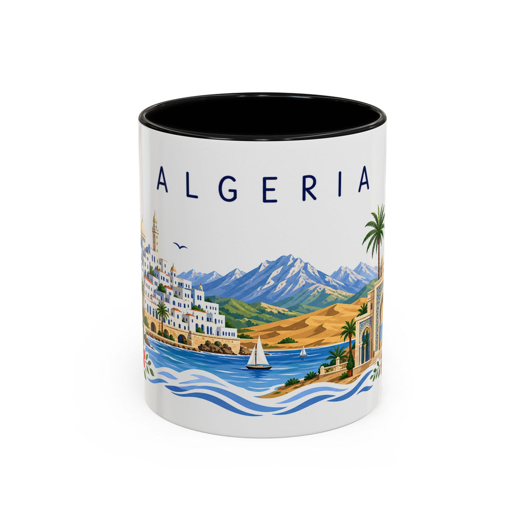 Algeria Coffee Mug | Travel Souvenir Accent Mug | Place Gift Ceramic Cup 11oz 15oz